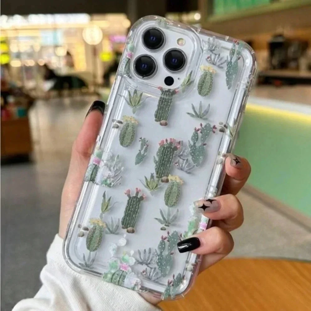 ⚠️Clearance🌵iPhone 13/Pro/Pro Max Cactus Phone Case - Picture 2 of 3